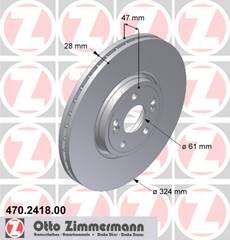 bremžu disks 470.2418.00    RENAULT