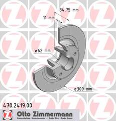 bremžu disks 470.2419.00    RENAULT