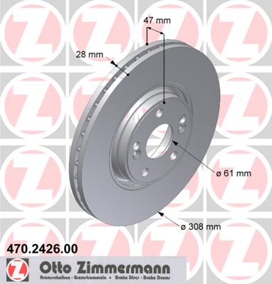 bremžu disks 470.2426.00    RENAULT
