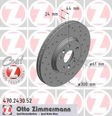 bremžu disks 470.2430.52    RENAULT SPORT Coat Z
