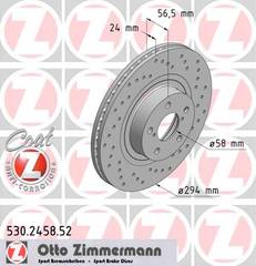 bremžu disks 530.2458.52    SUBARU SPORT Coat Z