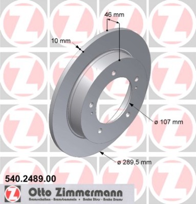 bremžu disks 540.2489.00    SUZUKI