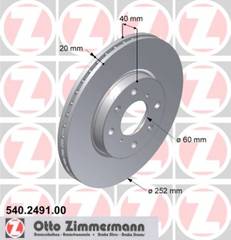 bremžu disks 540.2491.00    SUZUKI