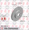 bremžu disks 590.2560.52    TOYOTA SPORT Coat Z