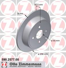 bremžu disks 590.2577.00    TOYOTA