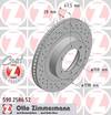 bremžu disks 590.2586.52    TOYOTA SPORT Coat Z