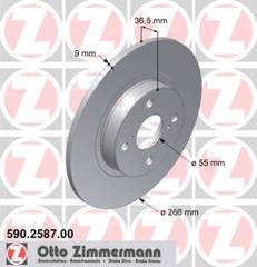 bremžu disks 590.2587.00    TOYOTA