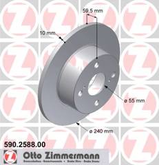 bremžu disks 590.2588.00    TOYOTA
