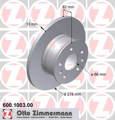 bremžu disks 600.1003.00    VAG
