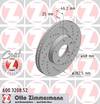bremžu disks 600.3208.52    VAG SPORT Coat Z
