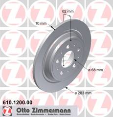 bremžu disks 610.1200.00    VOLVO