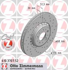 bremžu disks 610.3707.52    VOLVO SPORT Coat Z