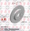 bremžu disks 610.3708.52    VOLVO SPORT Coat Z