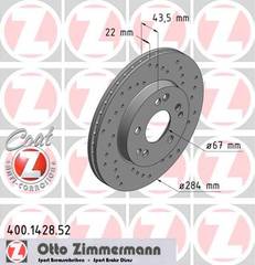 bremžu disks 400.1428.52    MERCEDES SPORT