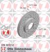 bremžu disks 370.3072.50    MAZDA SPORT