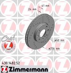 bremžu disks 430.1482.52    OPEL SPORT