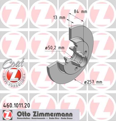 bremžu disks 460.1011.20    PORSCHE