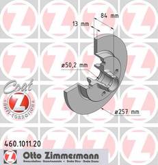 bremžu disks 460.1011.20    PORSCHE