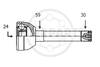 Granāta OJ-0243 151386 21177 Toyota Land Cruiser 94-02