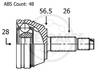 Granāta OJ-1797 151368 20930 Volvo 850 93-96 C70 V70 97-98 abs48 26/56.5/28