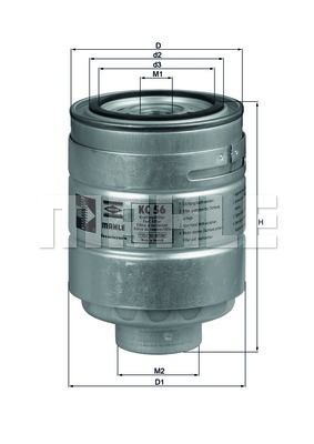 degvielas filtrs KC56