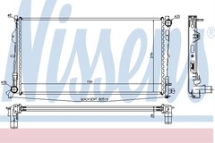 Dzesēšanas radiators NIS 61018A