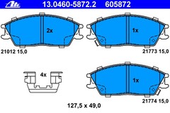 Bremžu kluči 13.0460-5872.2  0224.22  