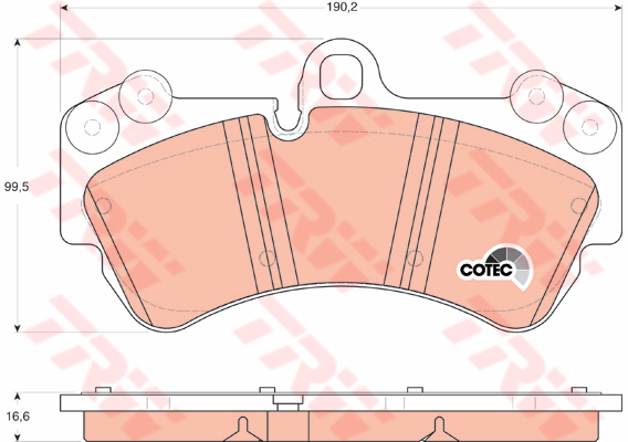 Bremžu kluču komplekts GDB1547