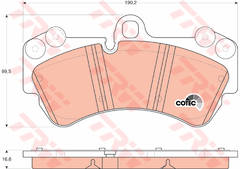 Bremžu kluču komplekts GDB1547