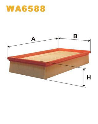 Filtrs wix/42261 WA6588 LX438