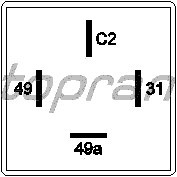 ~Pagriezienrādītāju pārtraucēji HP103629