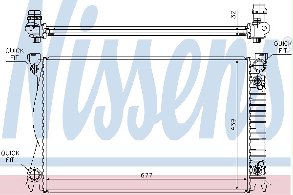 ~Dzesēšanas šķidruma radiators 60233A