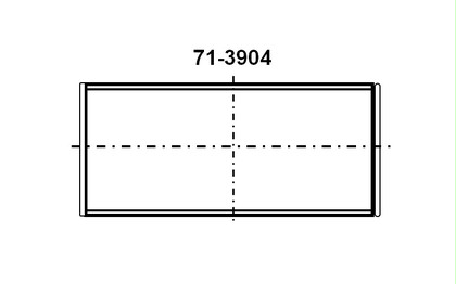 Motora gultņi AEB410130  71-3904STD