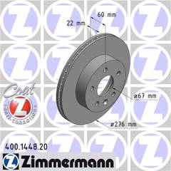 Bremžu disks 400.1448.20