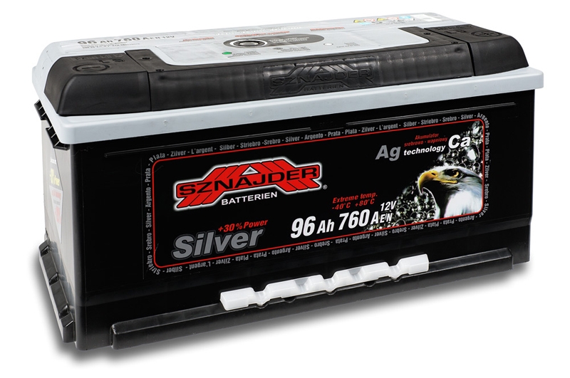 Akumulators Sznajder Silver SS59625 12V 96Ah 760A -+ 350x175x175