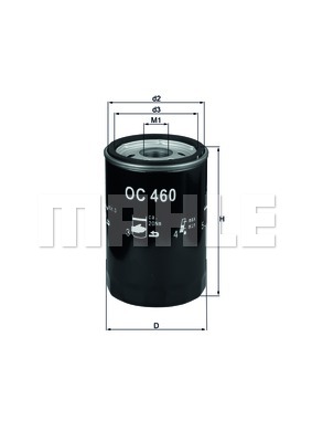 Filtrs eļļas OC460  W719/36 WIX/51214