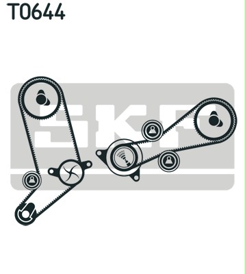 Zobsiksnas komplekts VKMA-01258