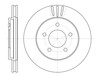 Bremžu disks 656410 76646 155.3901.00  DI-095  /5346