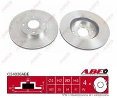 Bremžu disks C34036ABE 280.3157.00 DI-404
