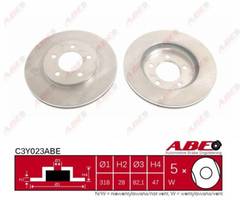 Bremžu disks C3Y023ABE 780175 Chrysler Pacifica priekšējais