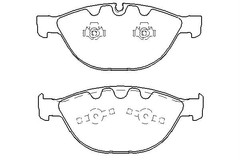bremžu kluči Brembo P06047