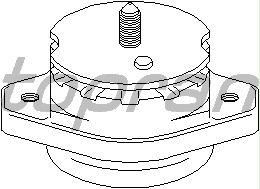 Automātiskās ātrumkārbas spilvena kronšteins 107403