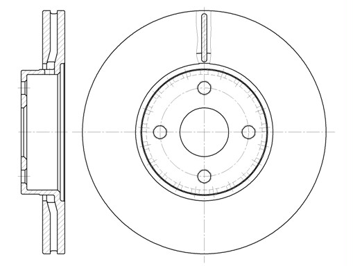 Bremžu disks TOYOTA  6704.10