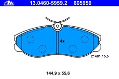 Bremžu kluču komplekts 13.0460-5959.2