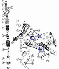 aizm.šķērsviras bukse CALIBER, 1.8-2.4 2006- ...   00193228   05105271AA 