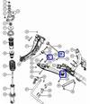 aizm.šķērsviras bukse CALIBER, 1.8-2.4 2006- ...   00193228   05105271AA 