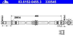 Bremžu šļauka 83.6152-0455.3