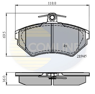 Bremžu kluči CBP0989 0631.00