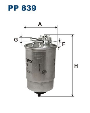 degvielas filtrs PP839/1