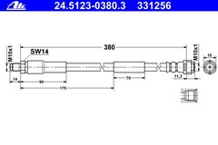 Bremžu šļauka 24.5123-0380.3
